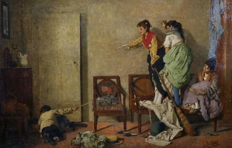 La caccia al topo - attribuito